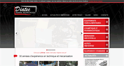 Desktop Screenshot of diatec-machinedeproduction.com